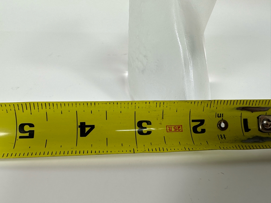 Vintage Art Deco Hoffman Frosted Bohemia Czechoslovakian Glass Female Bust Sculpture Signed Ingrid Made By Heinrich Hoffmann And Curt Schlevogt 6W X 3D X 8.5H [Photo 14]