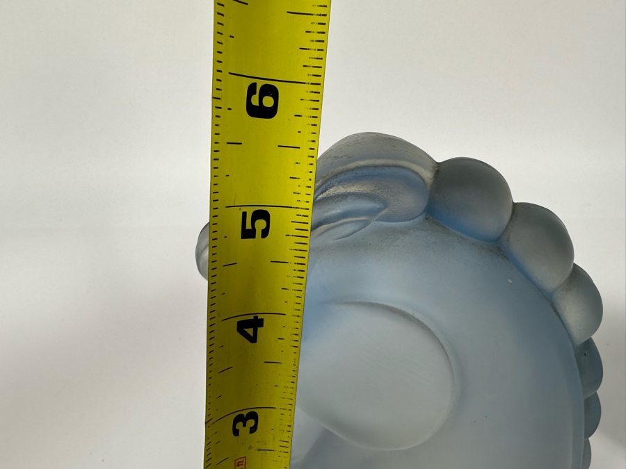 Pair Of Vintage Frosted Glass Horse Head Bookends 5W X 3D X 5.5H [Photo 10]