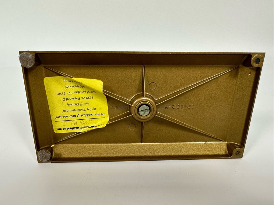 Vintage 1927 Art Deco Lucite Stormoguide Barometer Weather Station By Taylor Instruments Companies Rochester NY 7W X 3.5D X 6H [Photo 12]