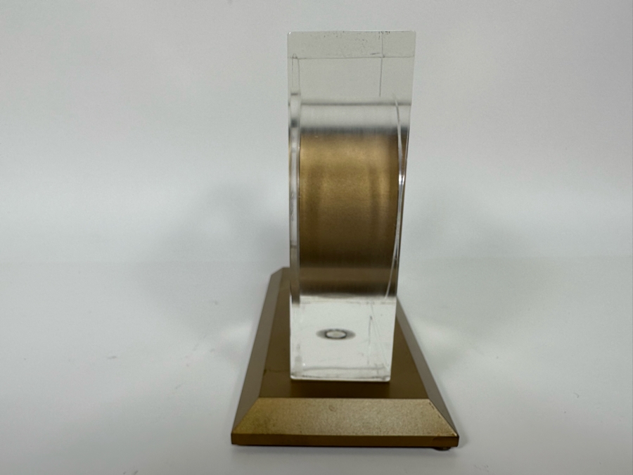 Vintage 1927 Art Deco Lucite Stormoguide Barometer Weather Station By Taylor Instruments Companies Rochester NY 7W X 3.5D X 6H [Photo 8]