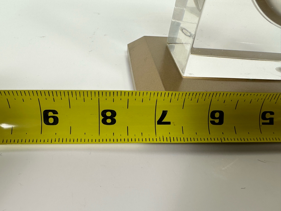 Vintage 1927 Art Deco Lucite Stormoguide Barometer Weather Station By Taylor Instruments Companies Rochester NY 7W X 3.5D X 6H [Photo 13]