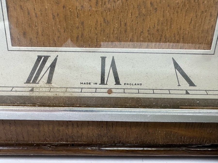 Vintage Art Deco Mantle Clock By Smiths English Clocks Needs Servicing 8.5W X 3D X 7H [Photo 5]