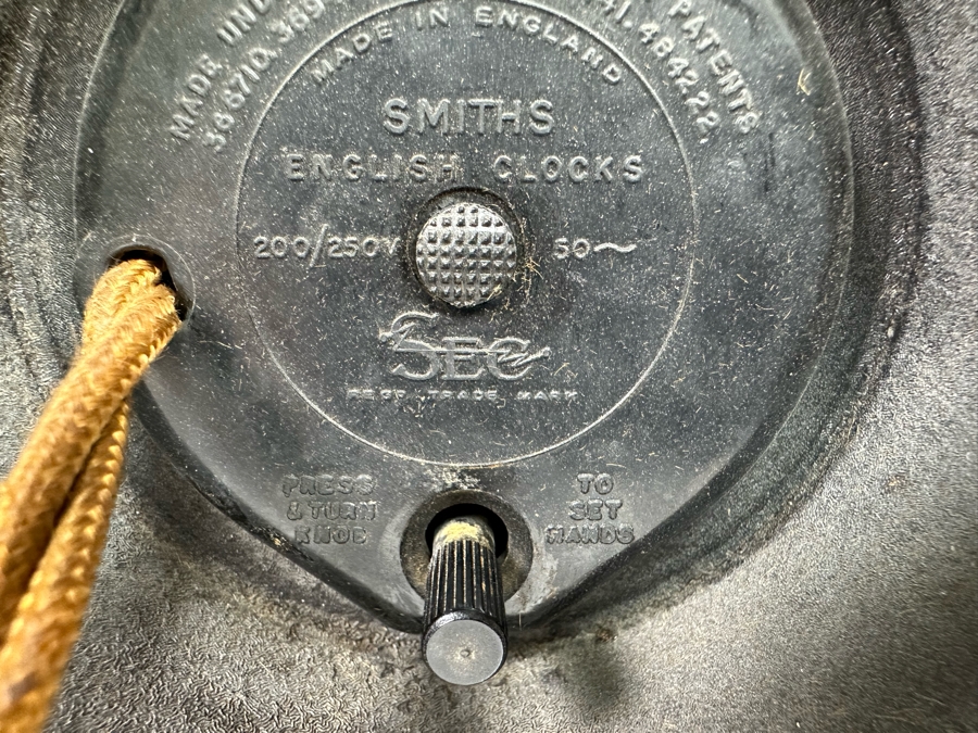 Vintage Art Deco Mantle Clock By Smiths English Clocks Needs Servicing 8.5W X 3D X 7H [Photo 9]