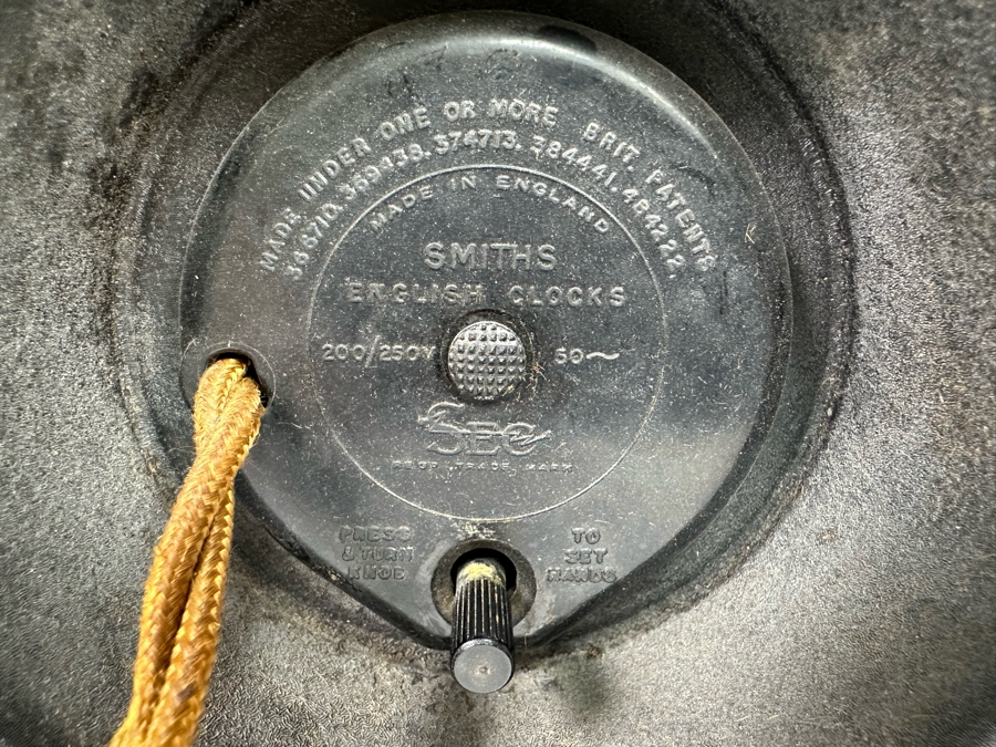 Vintage Art Deco Mantle Clock By Smiths English Clocks Needs Servicing 8.5W X 3D X 7H [Photo 8]