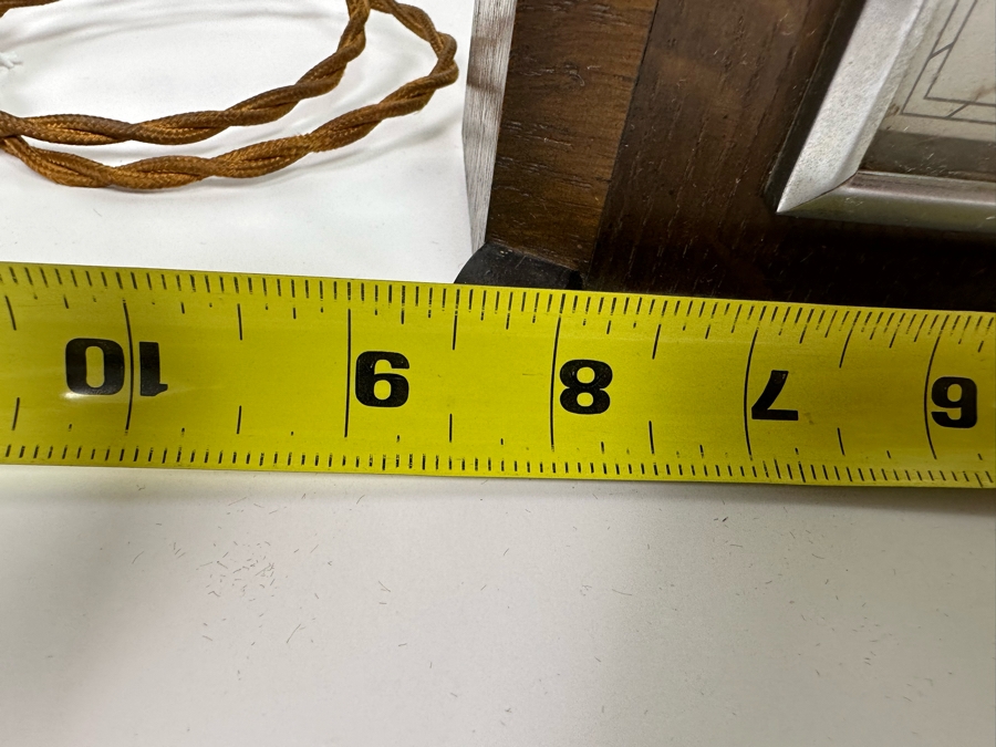 Vintage Art Deco Mantle Clock By Smiths English Clocks Needs Servicing 8.5W X 3D X 7H [Photo 14]