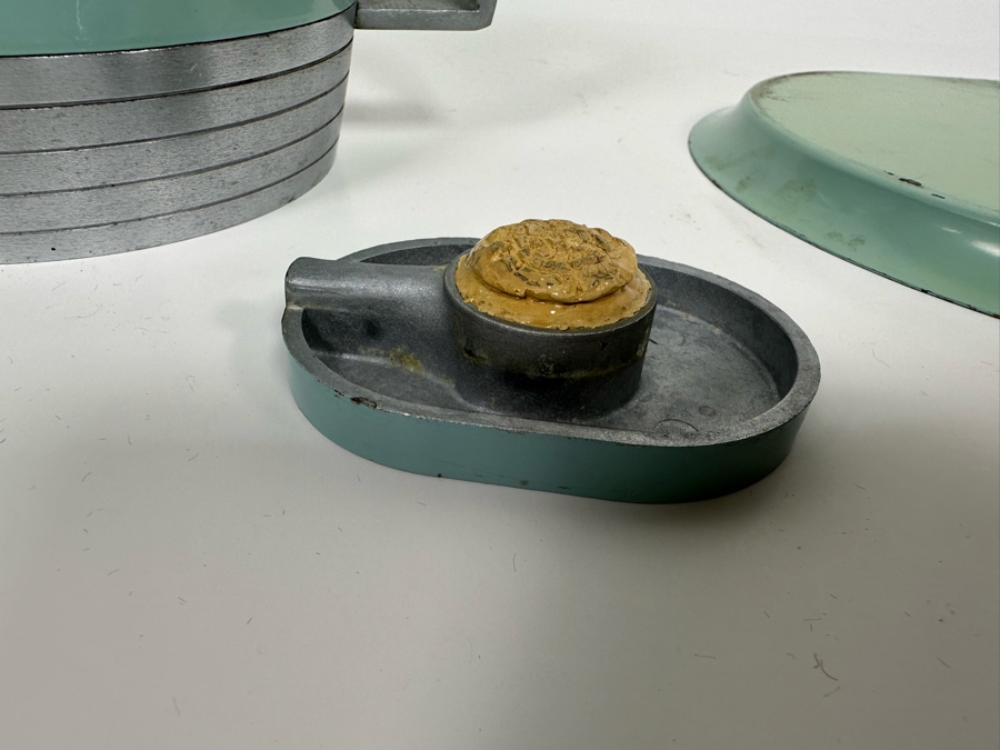 Henry Dreyfuss For Thermous Vintage Machine Age Art Deco Decanter 7W X 7.5H With Oval Tray 10.25 X 7.25 1930s [Photo 13]