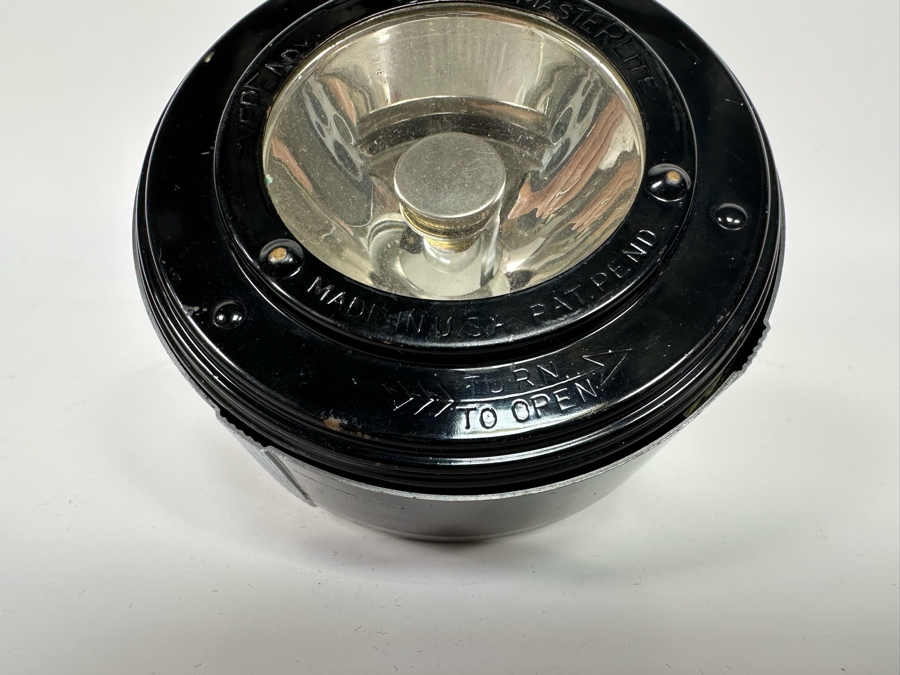 Vintage Art Deco Eveready Masterlite Theater Table Desk Flashlight Light 4W X 3.5H [Photo 6]