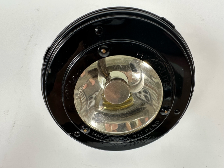Vintage Art Deco Eveready Masterlite Theater Table Desk Flashlight Light 4W X 3.5H [Photo 5]