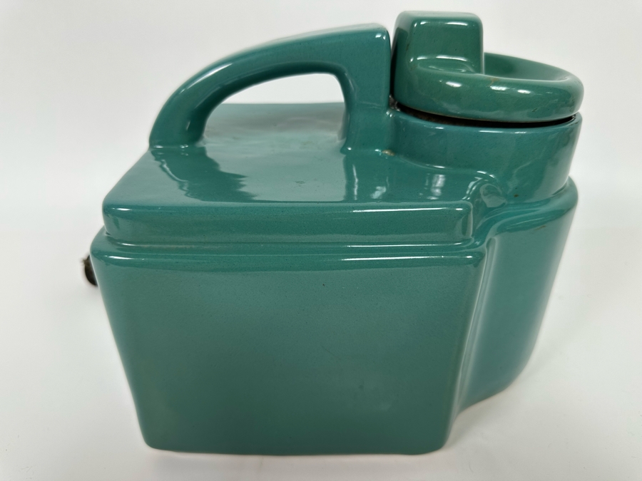 Vintage Art Deco Hankscraft Co Vaporizer Glazed Ceramic Pottery 9.5W X 6.5D X 9H [Photo 3]