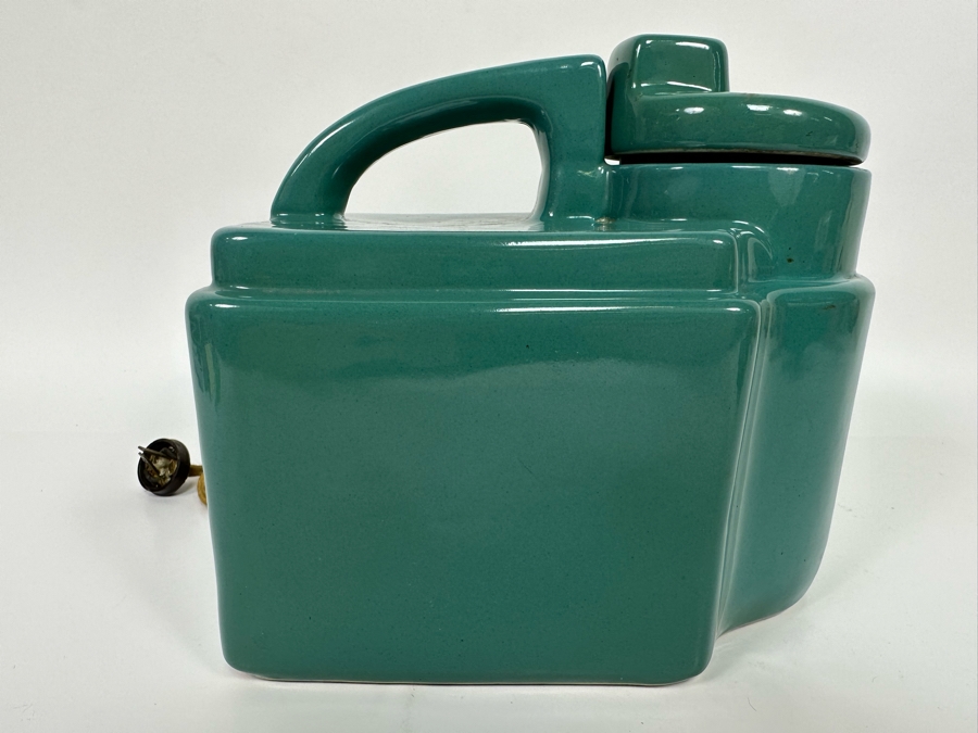 Vintage Art Deco Hankscraft Co Vaporizer Glazed Ceramic Pottery 9.5W X 6.5D X 9H [Photo 2]