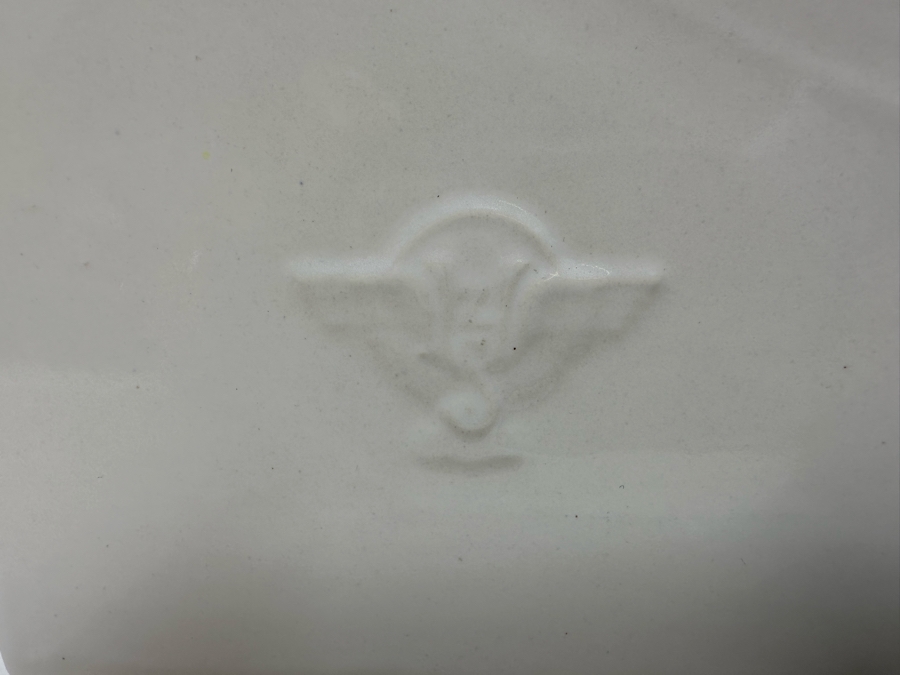 Vintage Art Deco Godefridus Boonekamp For Plateelbakkerij Schoonhoven White Glazed Ceramic Bookends 16W X 5.5D X 10.5H [Photo 13]