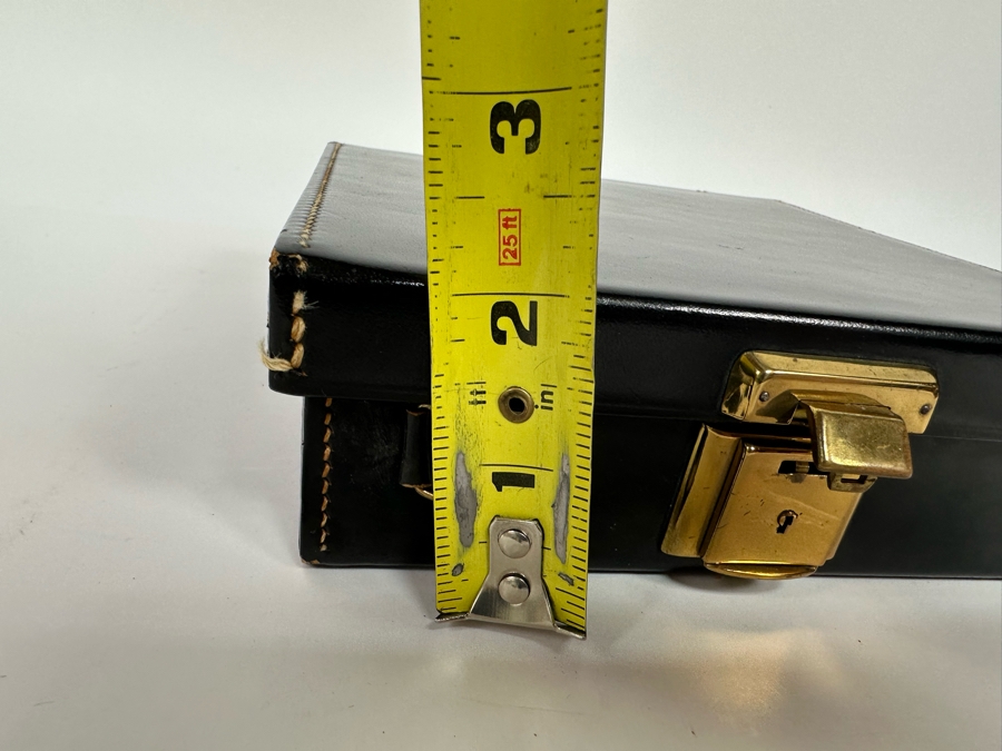 Pair Of Vintage Tin-Lined Stainless Steel Flasks With Case 6.75W X 7D X 2H Made In Germany  [Photo 14]