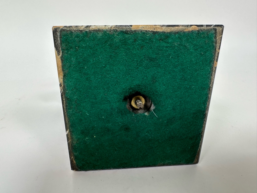 Vintage Art Deco Signed Janle Max Le Verrier Metal Mascot Eagle Sculpture Bookend On Marble Base 5W X 3D X 5H [Photo 10]