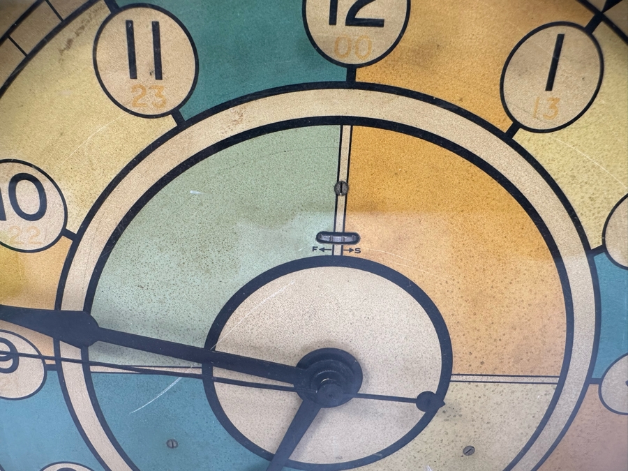 Vintage Ship's Clock By Seth Thomas USA Working With Key 10W X 3D [Photo 6]