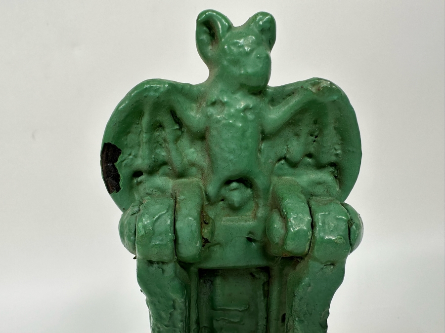 Antique Victorian Cast Iron A. Kenrick & Sons Door Knocker / Mailbox Slot 9.5W X 4D X 2H [Photo 7]