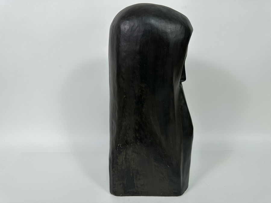 Vintage Frans Tinel Plaster Bust Sculpture 6W X 7.5D X 16H [Photo 9]