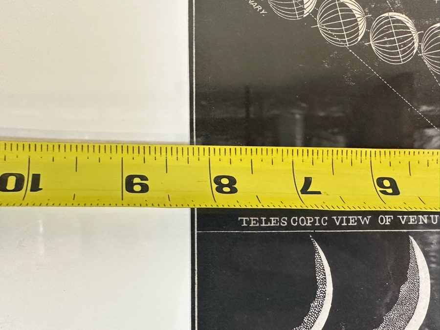 Collection Of Six Vintage Space Planetary Planets & Moon Prints 8 X 10 Framed 15.5 X 17.5 [Photo 12]