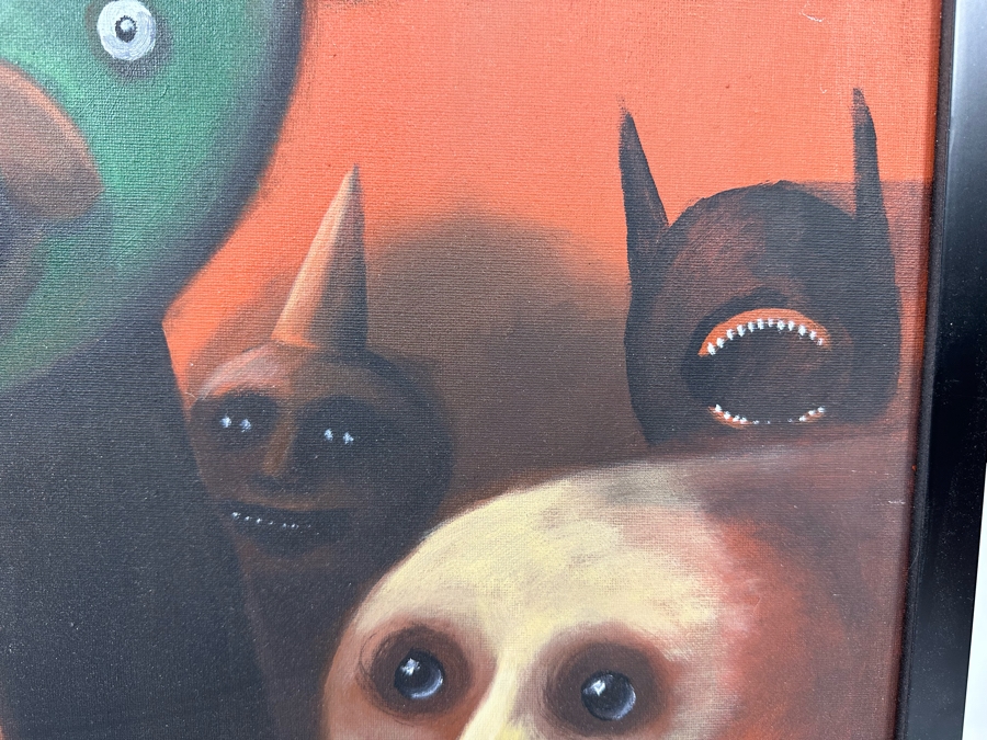 Max Horst Sokolowski (B. 1968, Australia) Original Painting On Canvas Framed 24 X 20 [Photo 9]