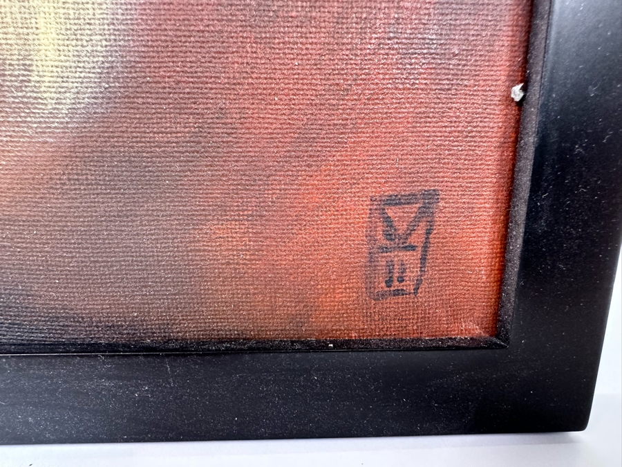 Max Horst Sokolowski (B. 1968, Australia) Original Painting On Canvas Framed 24 X 20 [Photo 12]