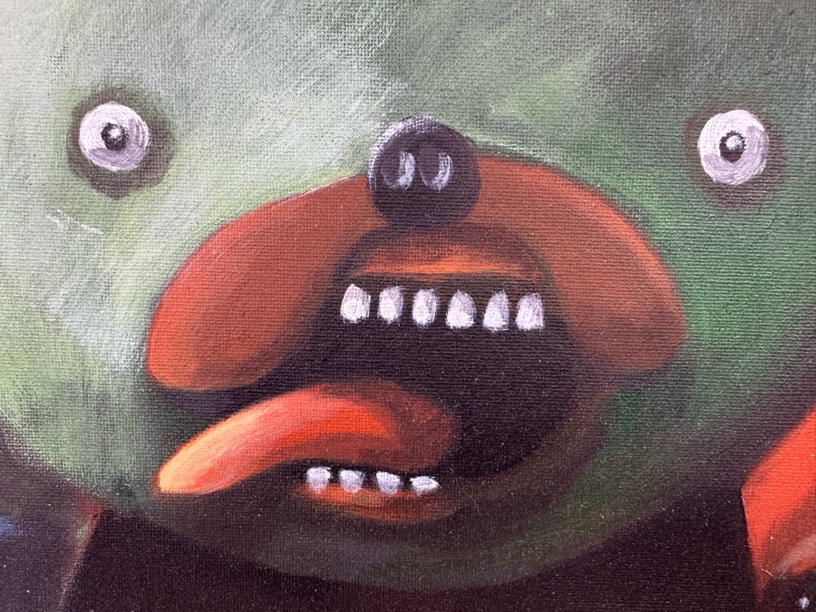 Max Horst Sokolowski (B. 1968, Australia) Original Painting On Canvas Framed 24 X 20 [Photo 11]