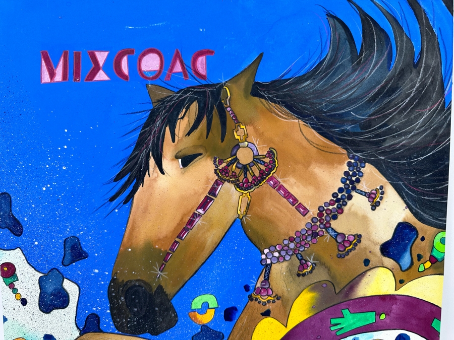 Original Painting On Board Signed Antonio (Mexico) 16 X 20 [Photo 5]