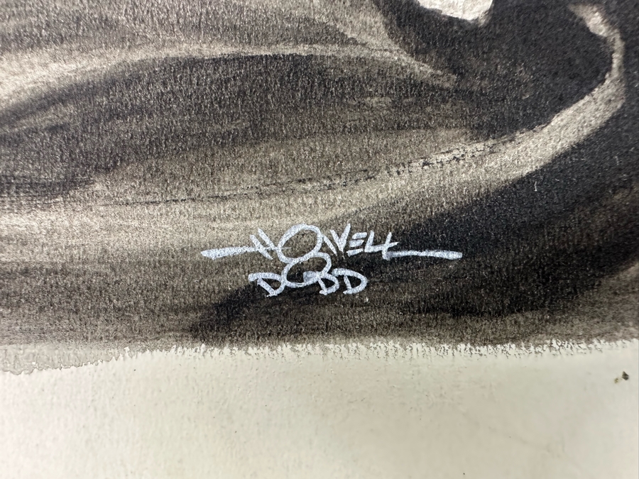 Original Howell Dodd (1910-2005, American) Illustration On Board Of Virgin Mary With Baby Jesus [Photo 10]