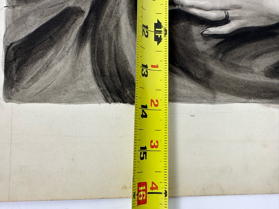 Original Howell Dodd (1910-2005, American) Illustration On Board Of Virgin Mary With Baby Jesus [Photo 15]