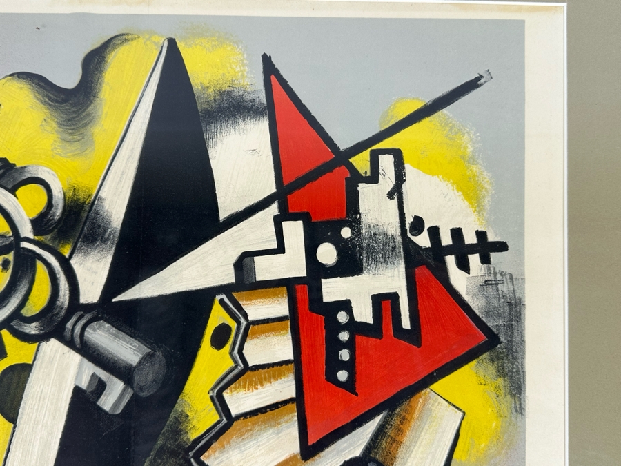 Fernand Leger (1881-1955, French) Print 18.5 X 14 Framed [Photo 8]