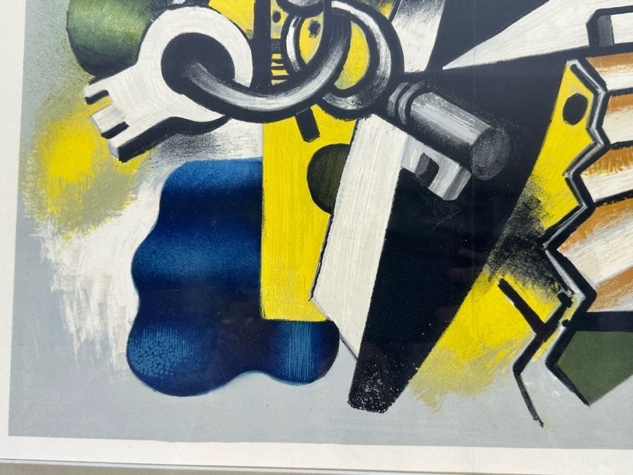 Fernand Leger (1881-1955, French) Print 18.5 X 14 Framed [Photo 10]
