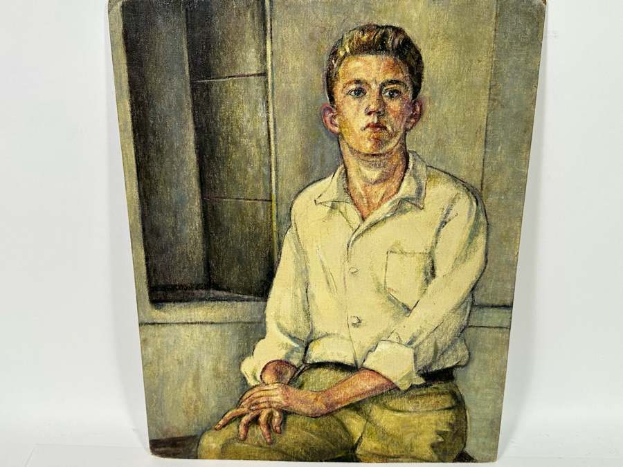 Original Portrait Painting Of Boy On Canvas 16 X 20 [Photo 2]