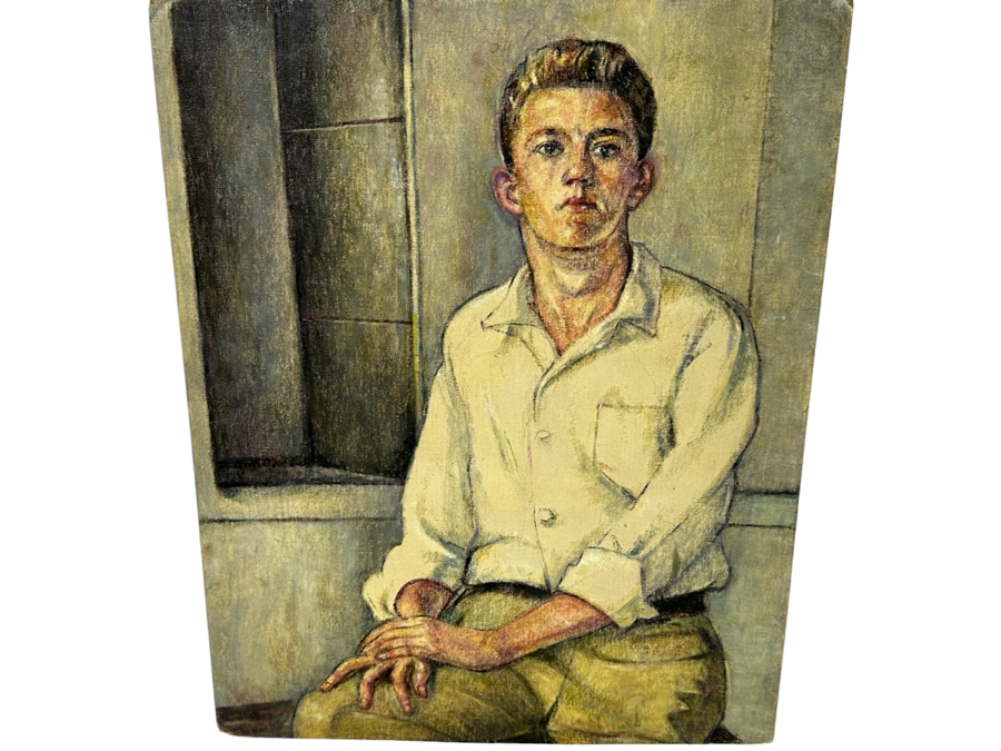 Original Portrait Painting Of Boy On Canvas 16 X 20 [Photo 1]