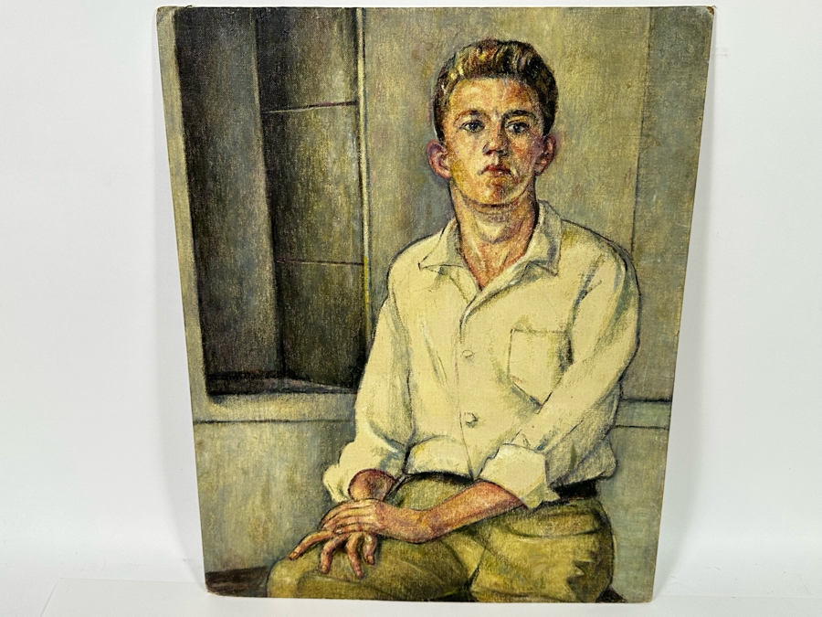 Original Portrait Painting Of Boy On Canvas 16 X 20 [Photo 4]