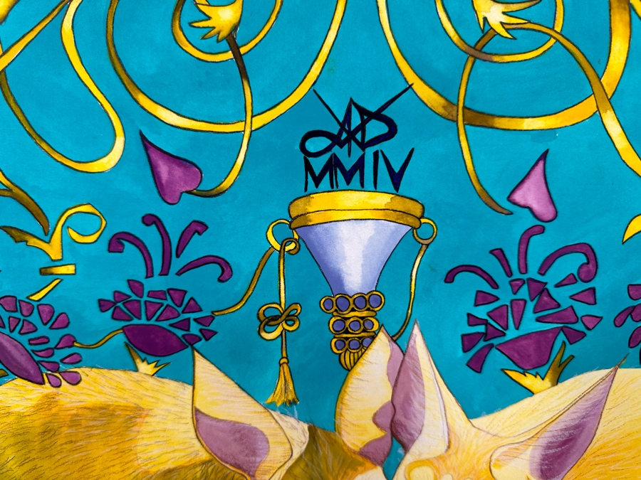 Original Painting On Board Signed Antonio (Mexico) 18 X 21 [Photo 6]