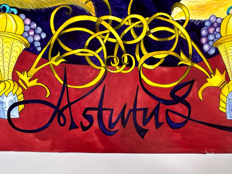 Original Painting On Board Signed Antonio (Mexico) 18 X 21 [Photo 8]