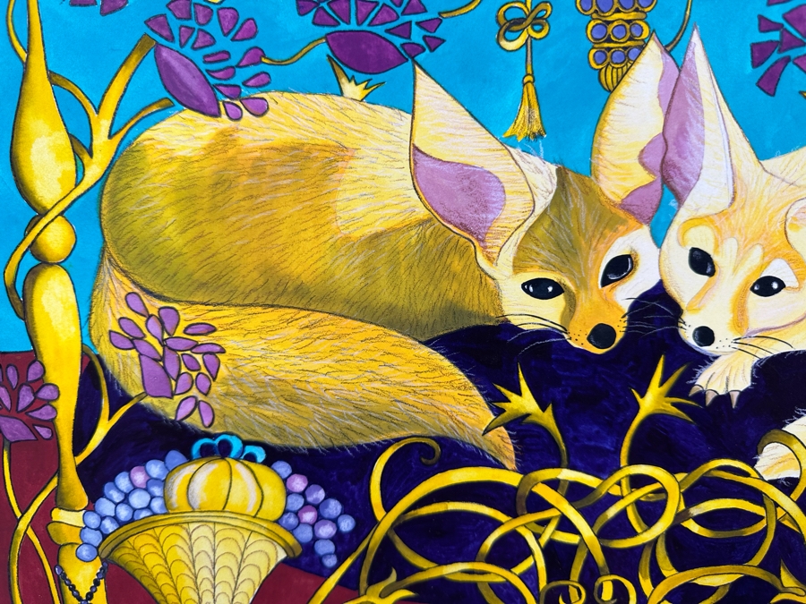 Original Painting On Board Signed Antonio (Mexico) 18 X 21 [Photo 7]