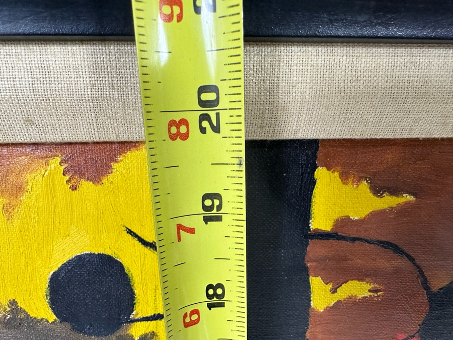 Original Painting After Joan Miro 16 X 20 Framed 19.5 X 23.5 [Photo 14]