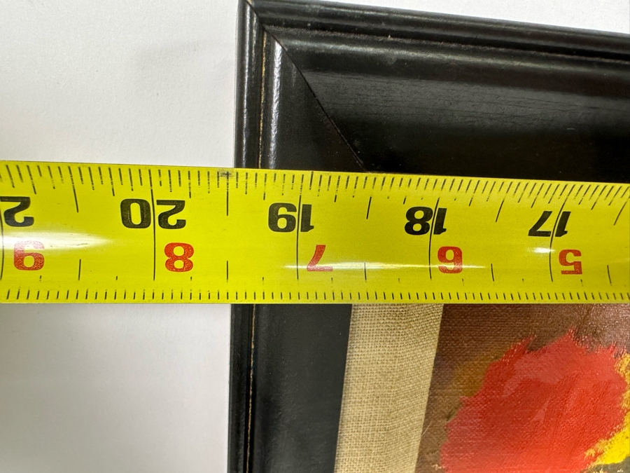 Original Painting After Joan Miro 16 X 20 Framed 19.5 X 23.5 [Photo 15]