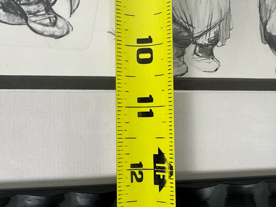 Vintage 1939 Walt Disney Productions Character Model Sheets Of Elephant Poses 'Dance Of The Hours' 1-039 No M 207 A 12.5W X 10.5H Framed 19.5 X 17 [Photo 12]