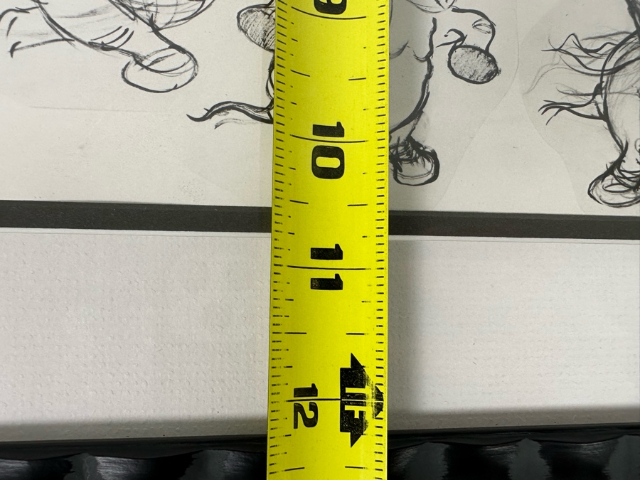 Vintage 1939 Walt Disney Productions Character Model Sheets Of Elephant Poses 'Dance Of The Hours' 1-039 No M 207 B 12.5W X 11H Framed 19 X 17 [Photo 17]