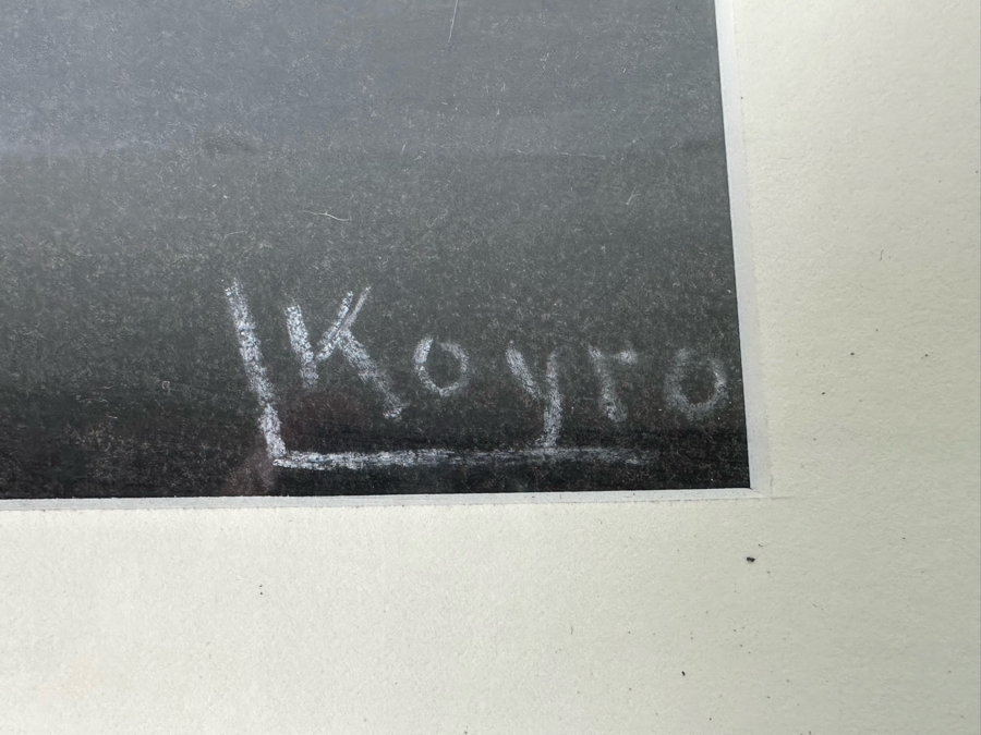 Original Art Deco Machine Age Factory Illustration Signed L Koyro 18.5 X 19.5 Framed 23.5 X 24.5 [Photo 3]