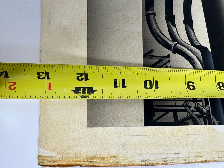 Vintage Original Illustration Art Deco Machine Age Advertising Agency Advertising Age Drawing 12 X 10 On Board 15 X 12 [Photo 6]