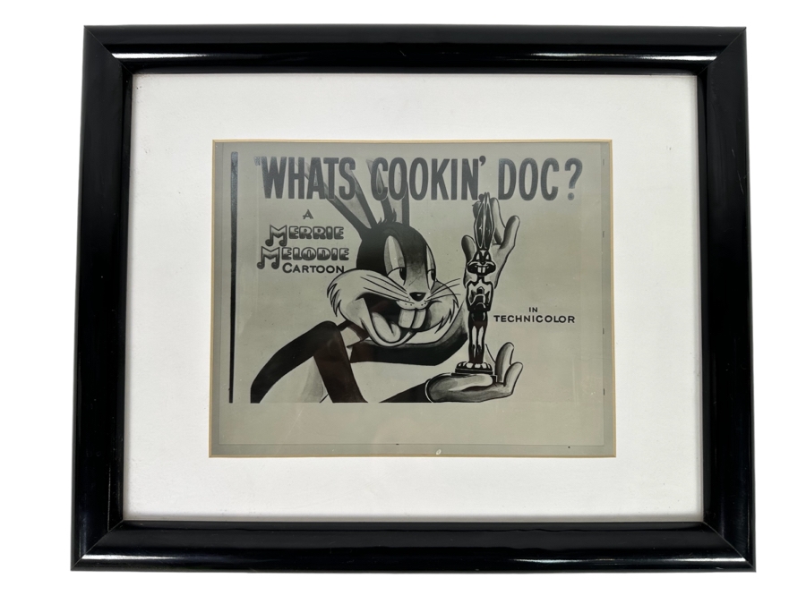 What's Cookin' Doc? Bugs Bunny Cartoon Print 9 X 7.5 Framed 16 X 12.5 [Photo 2]