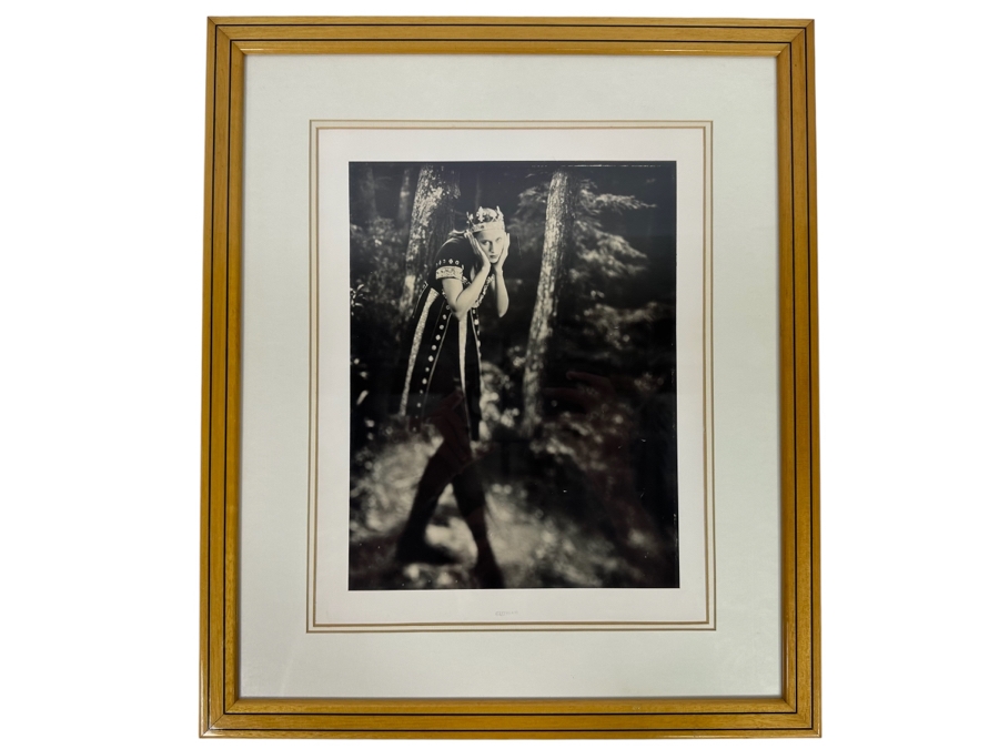 Original Les Guzman Photograph Of Actress 8.5 X 11 Framed 15.5 X 18 [Photo 2]