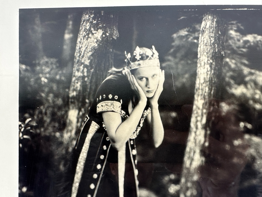 Original Les Guzman Photograph Of Actress 8.5 X 11 Framed 15.5 X 18 [Photo 6]