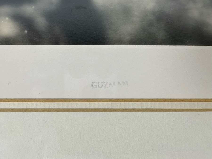 Original Les Guzman Photograph Of Actress 8.5 X 11 Framed 15.5 X 18 [Photo 7]