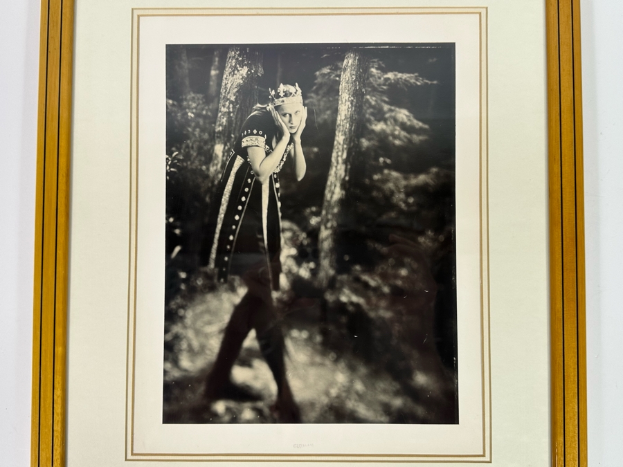 Original Les Guzman Photograph Of Actress 8.5 X 11 Framed 15.5 X 18 [Photo 3]