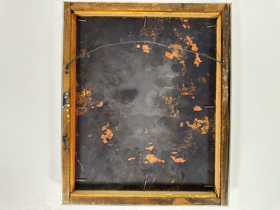 Original Dom Dominic Mingolla Enamel On Copper Artwork Of Dancers 8 X 10 [Photo 9]