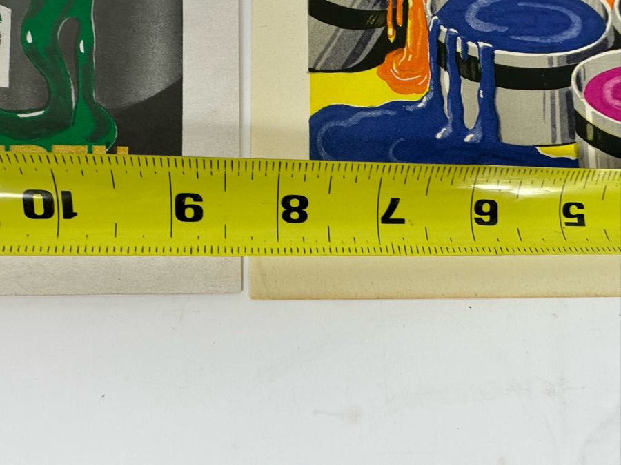 Set Of Three Berger & Wirth Printer Ink Advertising Prints Showing Vivid Inks Colors German Ideal To Frame And Display In An Advertising / Marketing Company 8 X 12 [Photo 12]