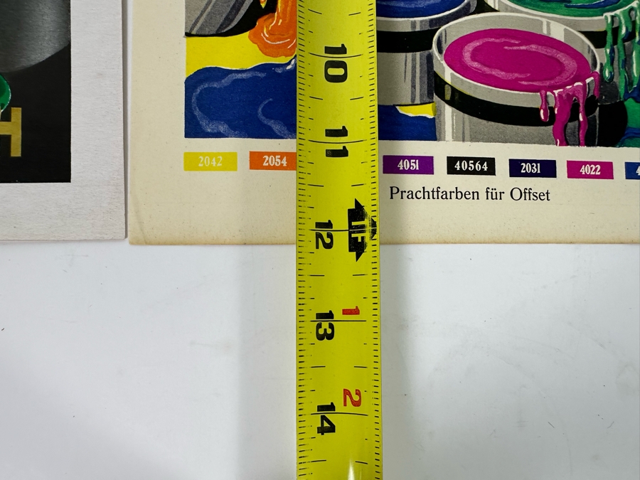 Set Of Three Berger & Wirth Printer Ink Advertising Prints Showing Vivid Inks Colors German Ideal To Frame And Display In An Advertising / Marketing Company 8 X 12 [Photo 13]
