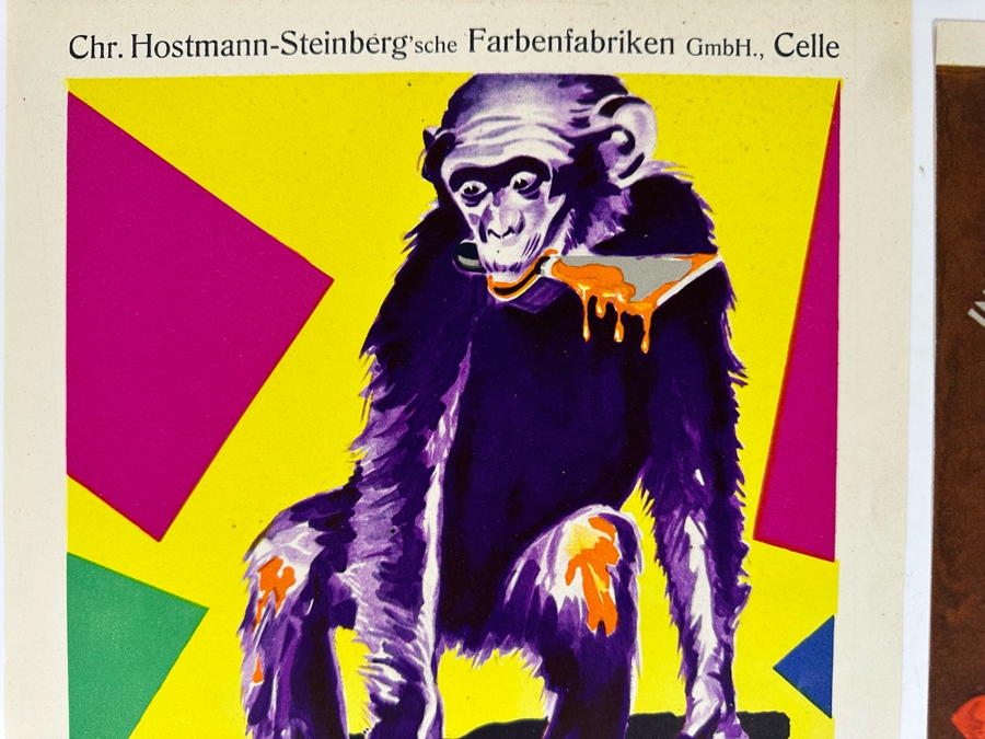 Set Of Three Berger & Wirth Printer Ink Advertising Prints Showing Vivid Inks Colors German Ideal To Frame And Display In An Advertising / Marketing Company 8 X 12 [Photo 6]